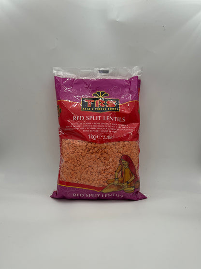 LENTILS RED SPLIT TRS 1kg (Lenticchie arancioni)