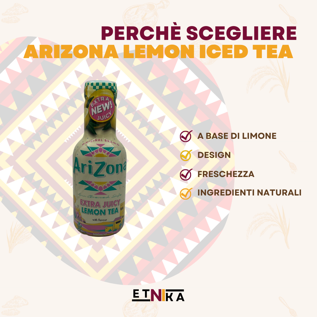 ARIZONA LEMON ICED TEA PET 500ML