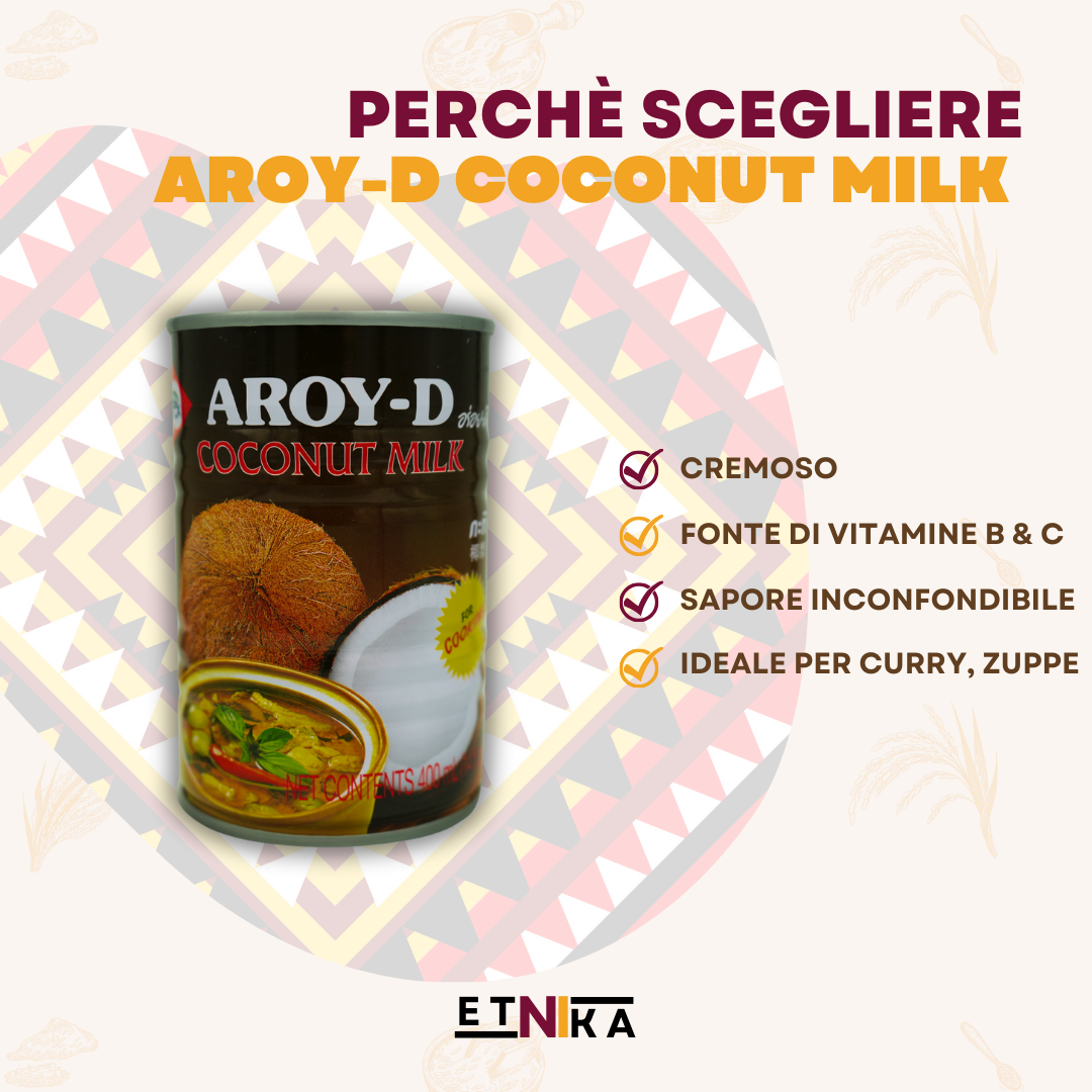 AROY-D COCONUT MILK PARA SA PAGLUTO 400ml