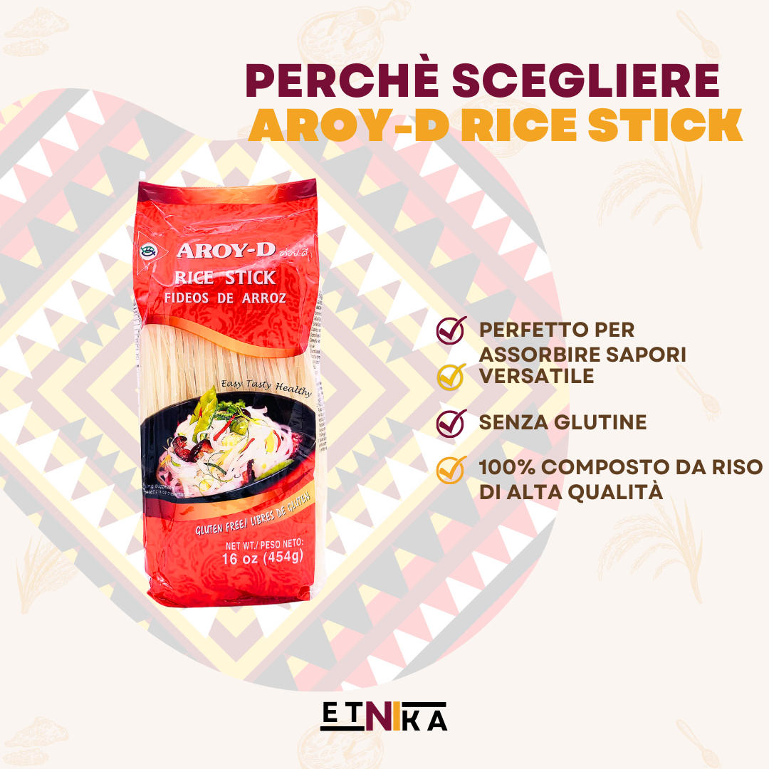 AROY D RICE STICKS THAY 454g