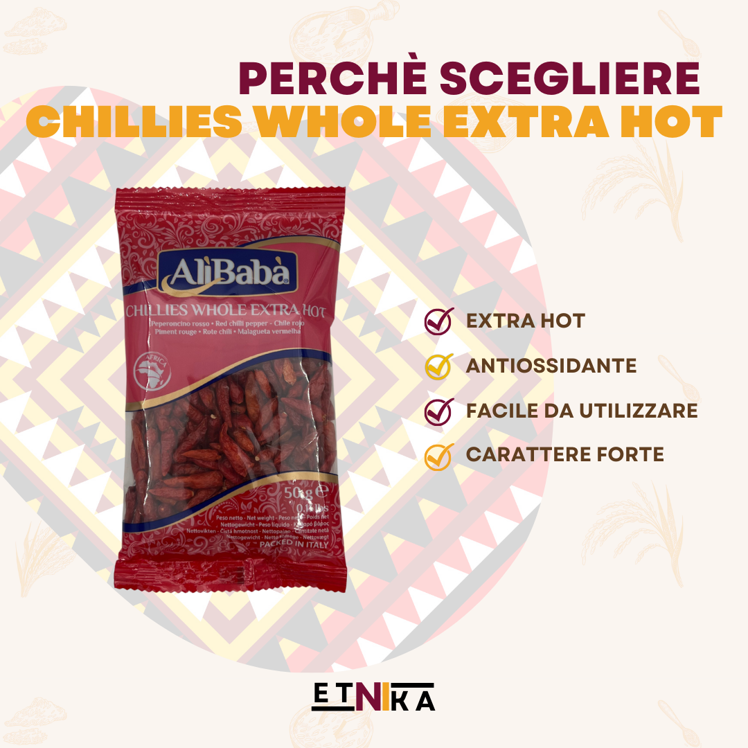 CHILLIES WHOLE EXTRA HOT 50G (Mga Pinatuyong Sili) 