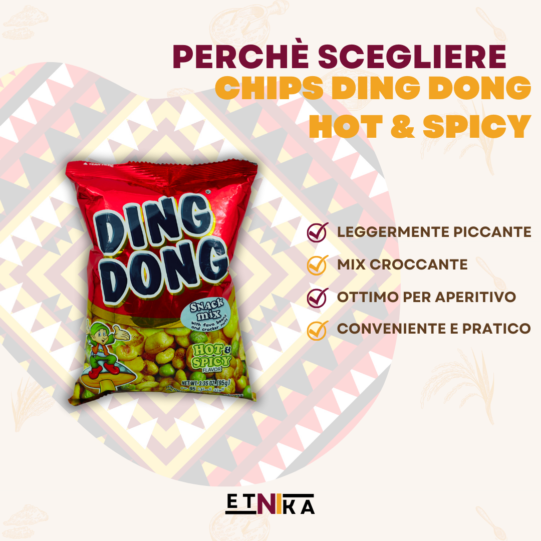 CHIPS DING DONG HOT&SPICY 100g