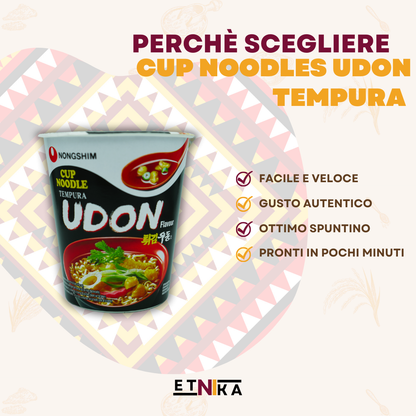 CUP NOODLES UDON TEMPURA 62g