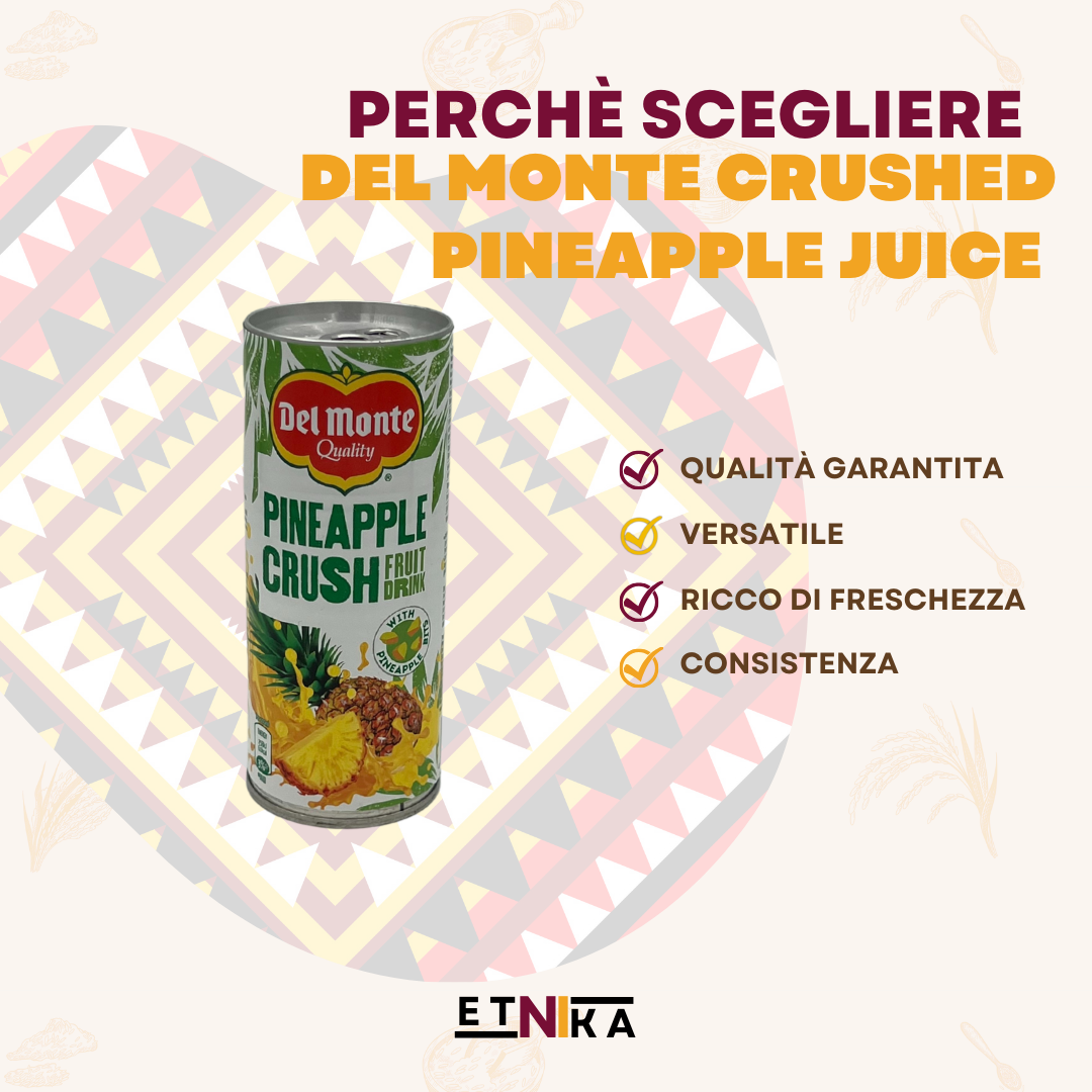 DEL MONTE CRUSHED PINEAPPLE JUICE 240MLV