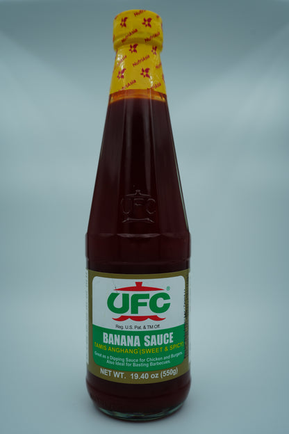 UFC BANANA SAUCE SWEET &amp; SPICY 550ml