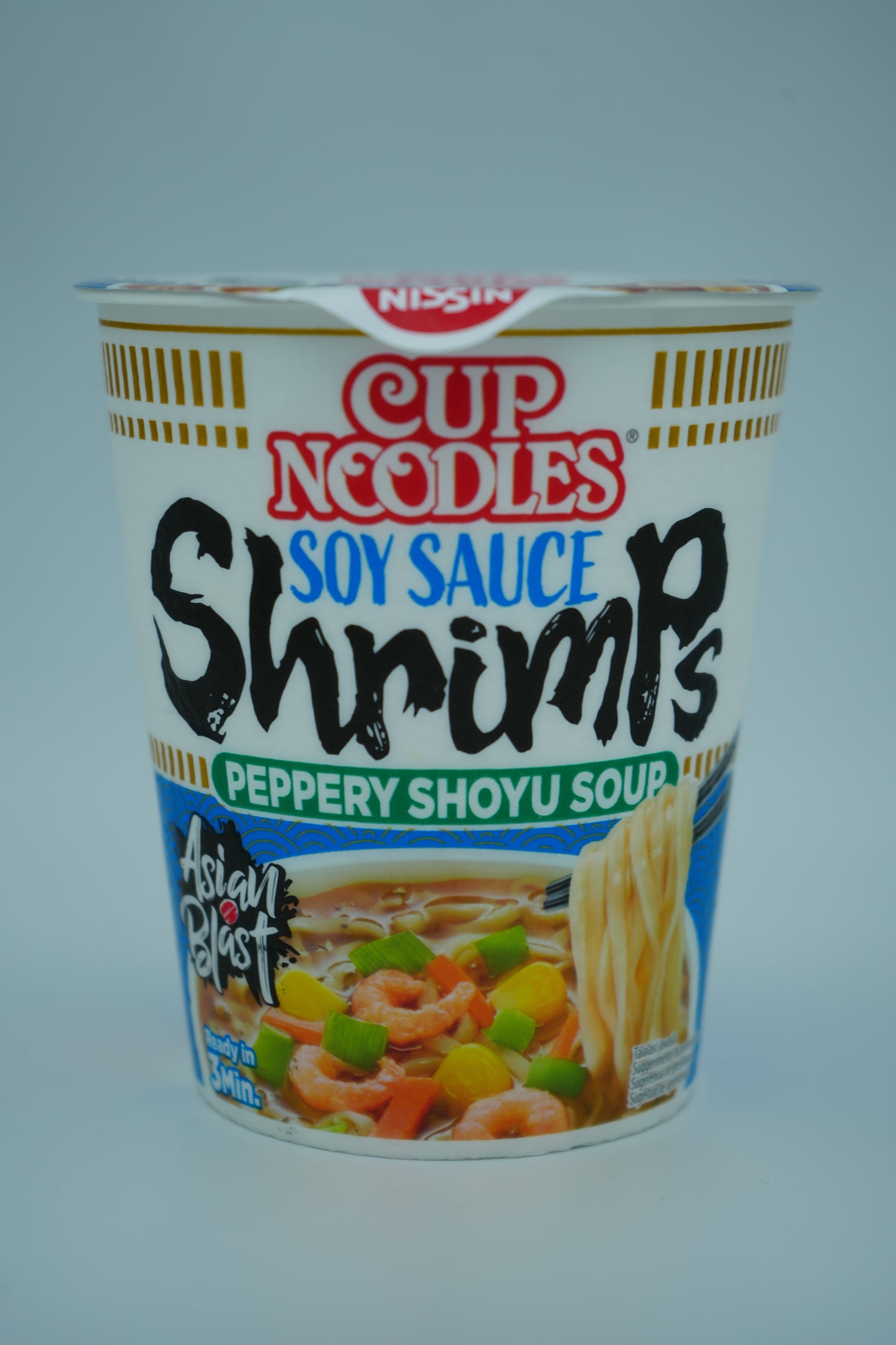 NISSIN CUP NOODLES SOY SAUCE SHRIMP 63g