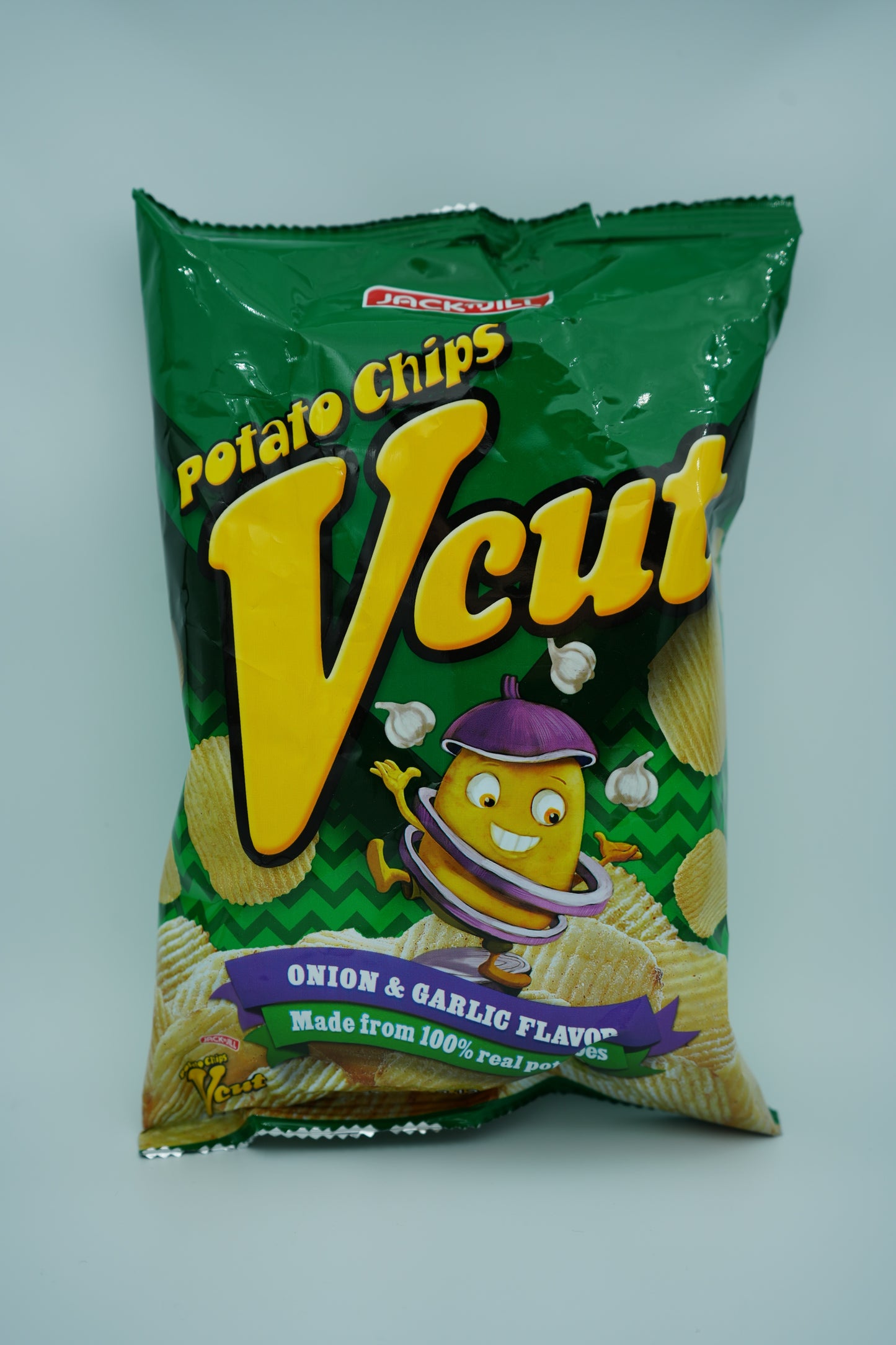 CHIPS JNJ V-CUT ONION & GARLIC 60g