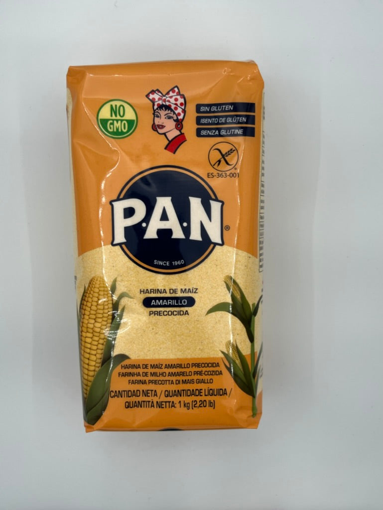 PAN MAIS FLOUR YELLOW 1KG (ORANGE PACK)