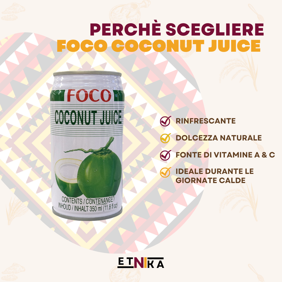 FOCO COCONUT JUICE 350ML