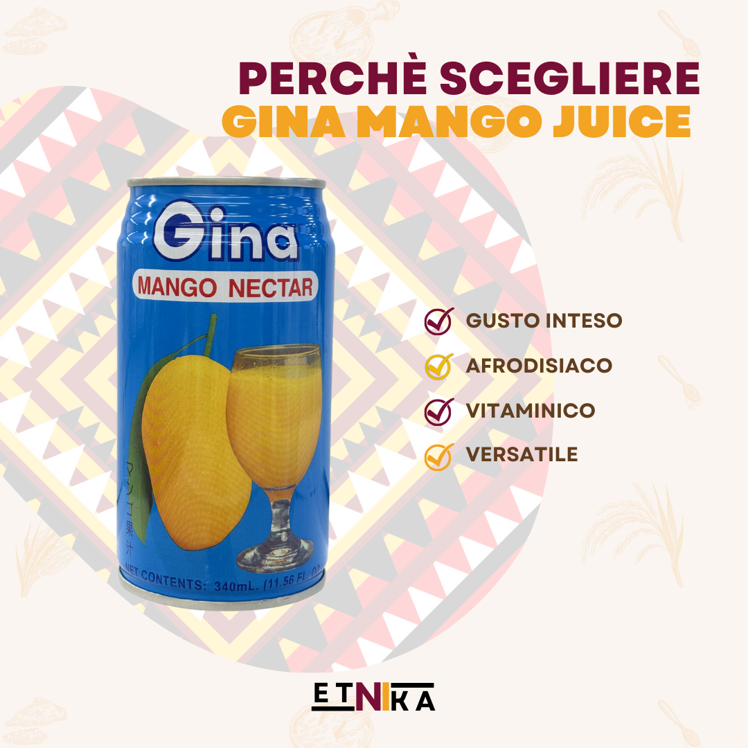 GINA MANGO JUICE 340ML