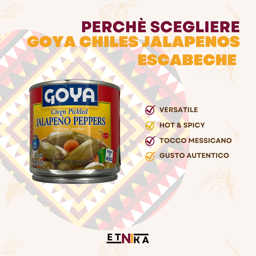 GOYA JALAPENO PEPPERS ESCABECHE 312G