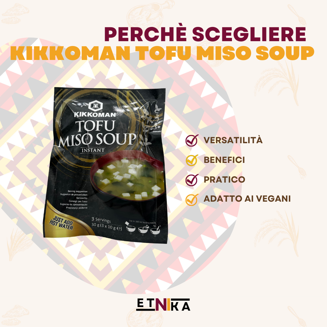 KIKKOMAN TOFU MISO SOUP 3 SERVINGS (3X10G)