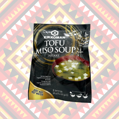 KIKKOMAN TOFU MISO SOUP 3 SERVINGS (3X10G)