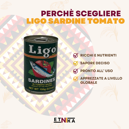 LIGO SARDINES (hindi maanghang) 155G 