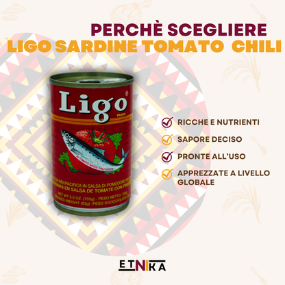 LIGO SARDINE TOMATO CHILI 155g