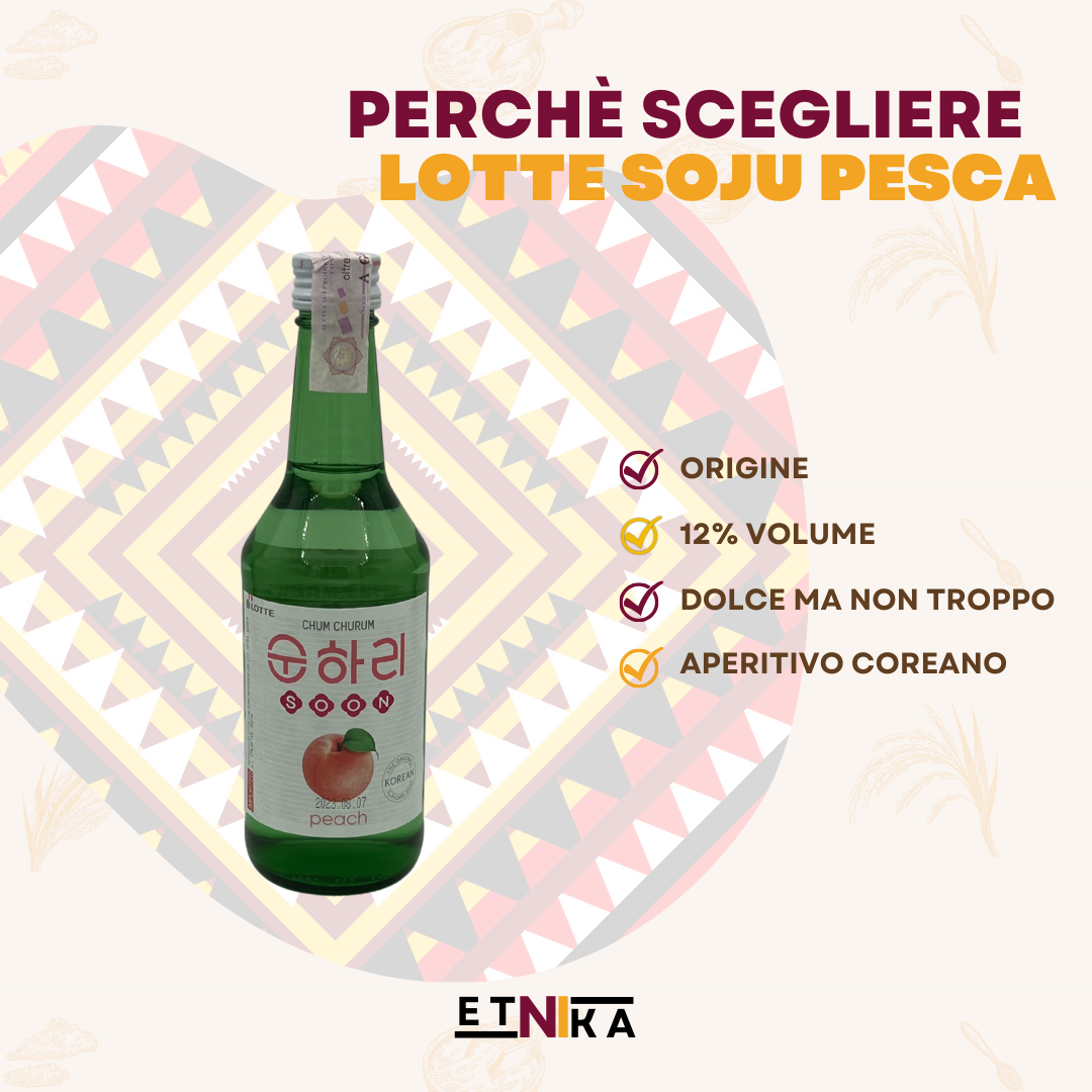 LOTTE SOJU PESCA 350ML