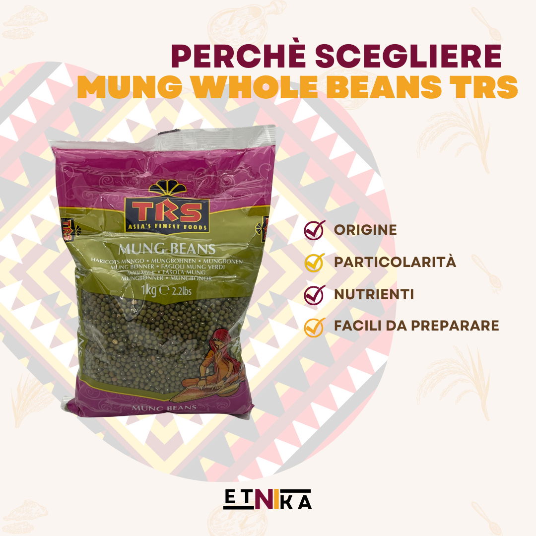 MUNG WHOLE TRS 1kg (Green Lentils) 