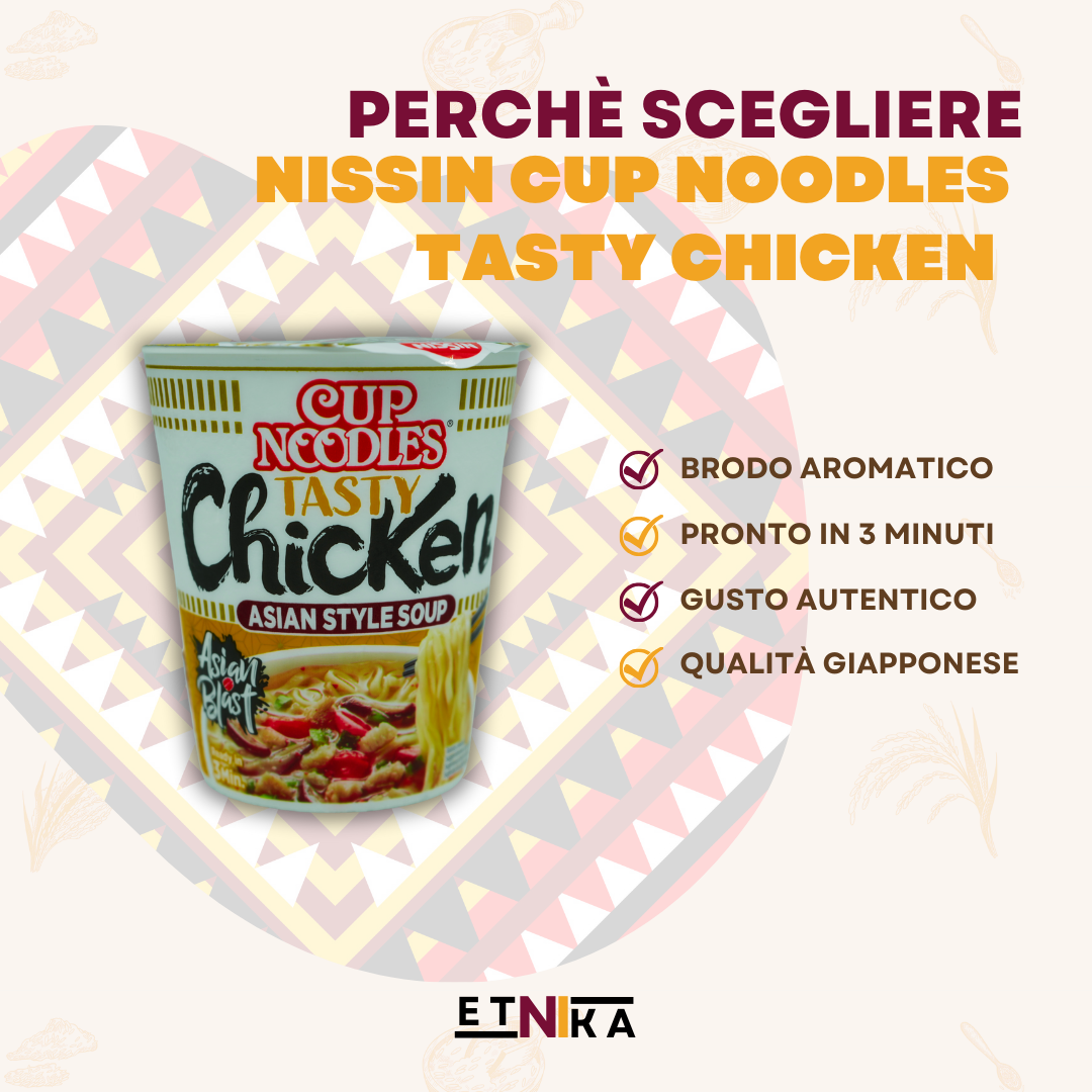 NISSIN CUP NOODLES TASTY CHICKEN 63g