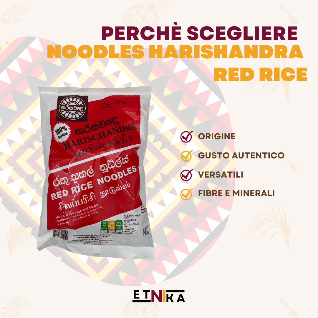 NOODLES HARISCHANDRA RED RICE 200G 