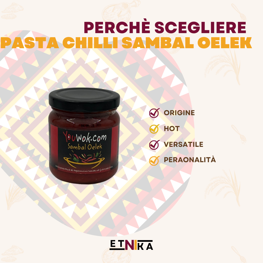 PASTA CHILLI SAMBAL OELEK 200G (Pasta di peperoncini)