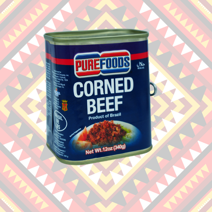 PUREFOODS CORNED BEEF - product of brazil  340g