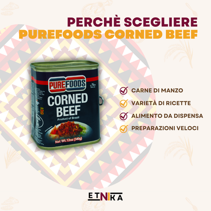 PUREFOODS CORNED BEEF - produkto ng brazil 340g