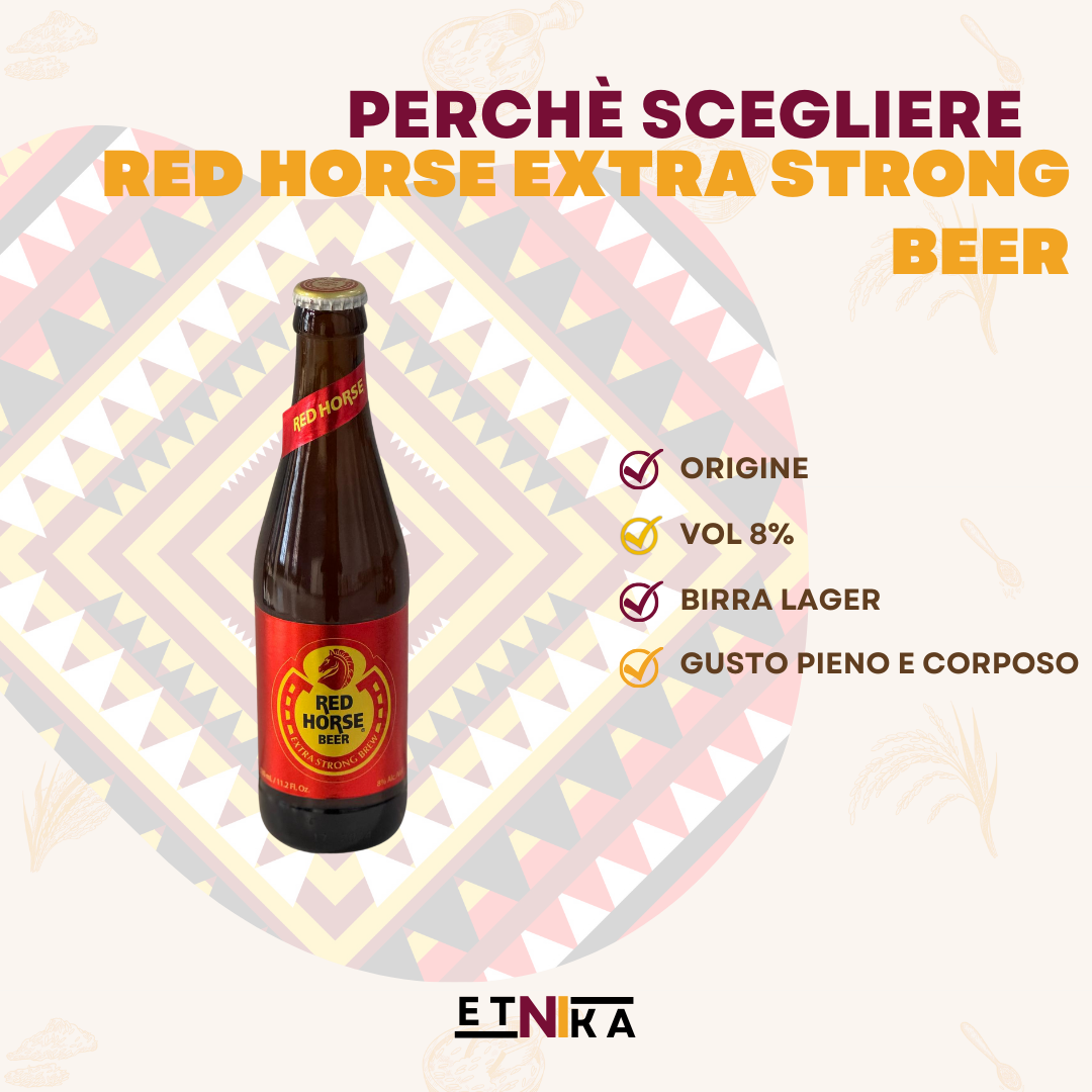 RED HORSE EXTRA STRONG BEER 33CL