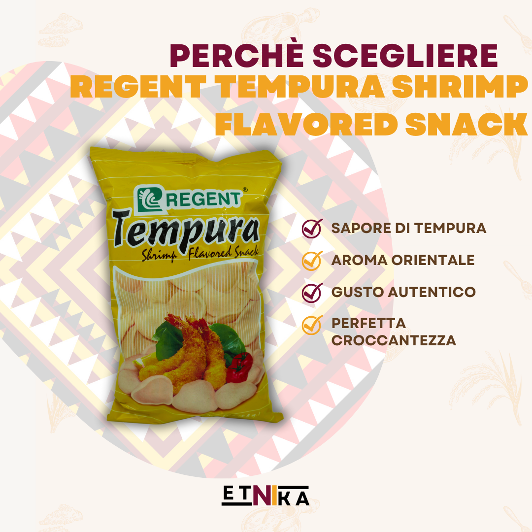 REGENT TEMPURA SHRIMP FLAVORED SNACK 100g