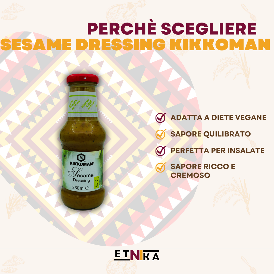 SESAME DRESSING KIKKOMAN 250ml