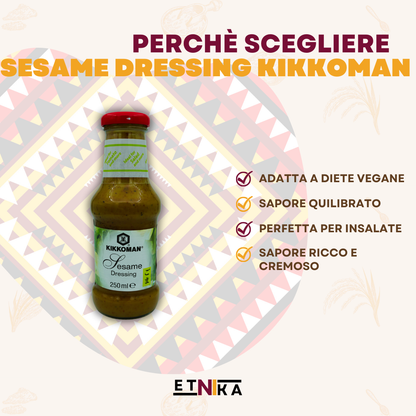 SESAME DRESSING KIKKOMAN 250ml