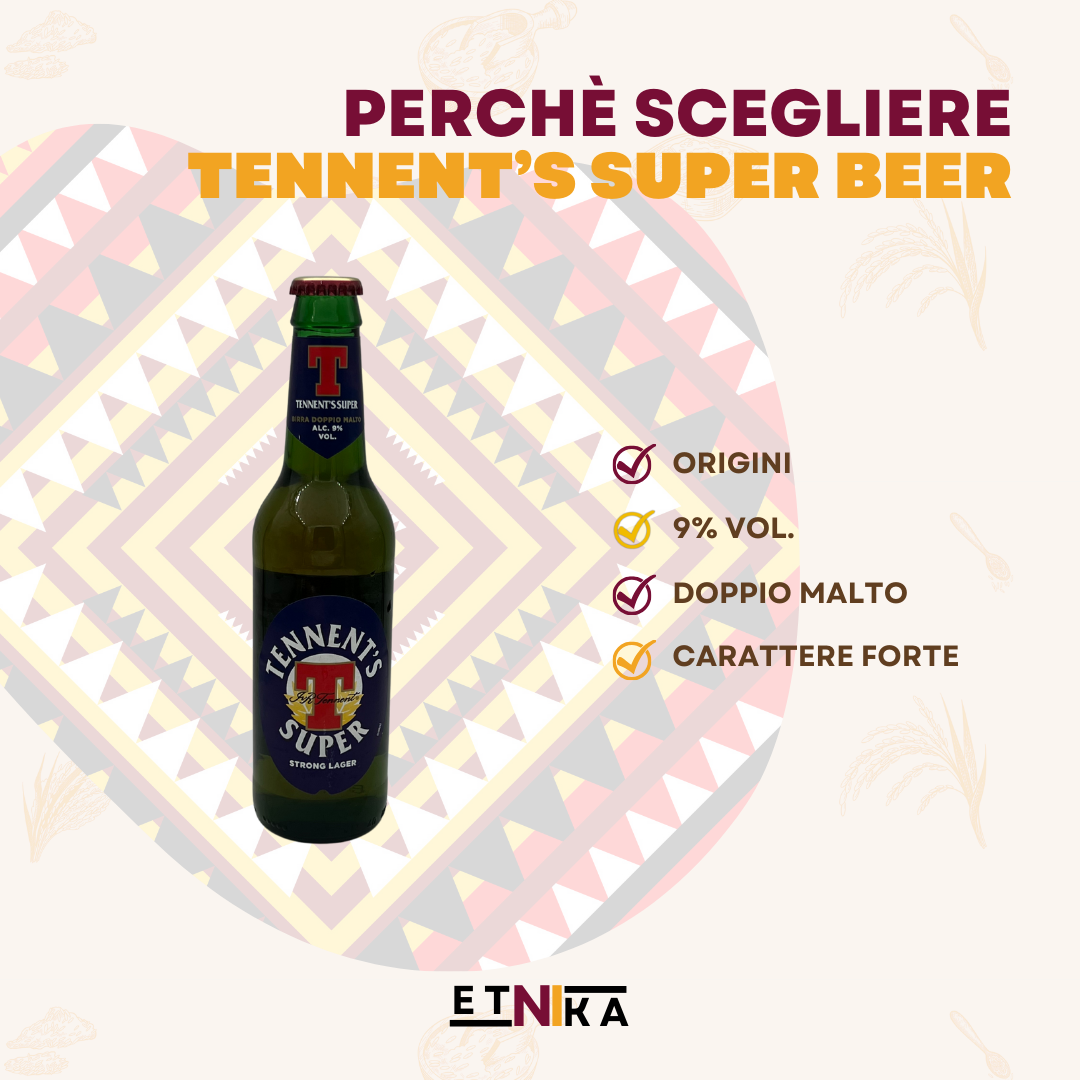 TENNENT’S SUPER BEER 33CL