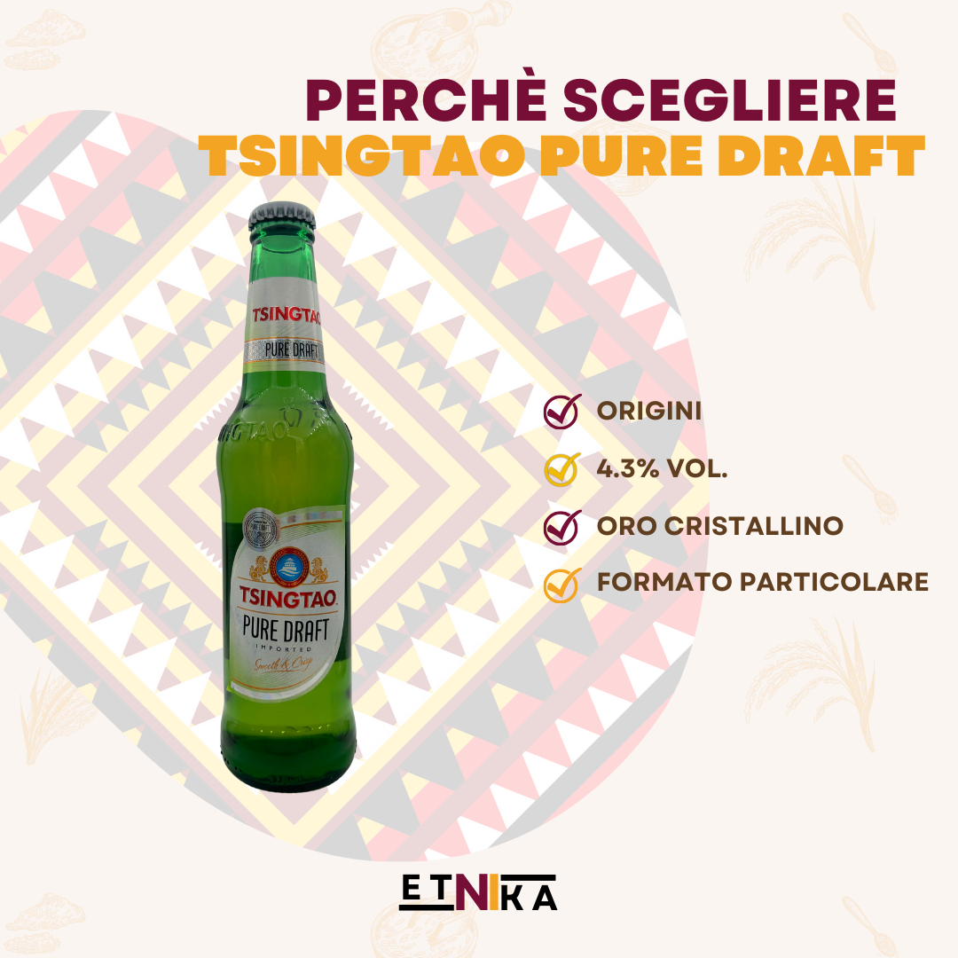 TSINGTAO PURE DRAFT 316ML