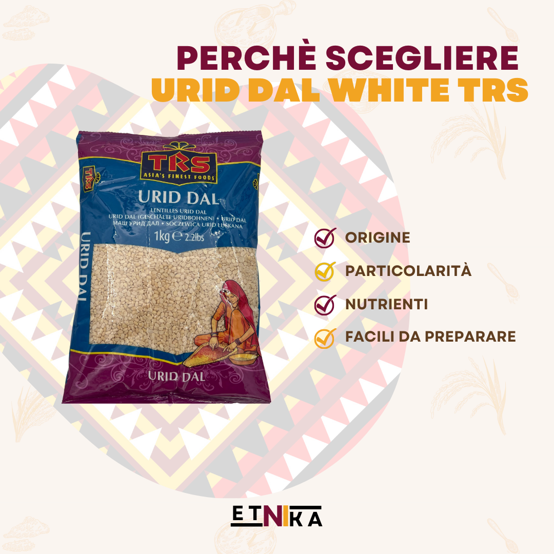 URID DAL (WHITE) TRS 1kg (Lenticchie bianche)