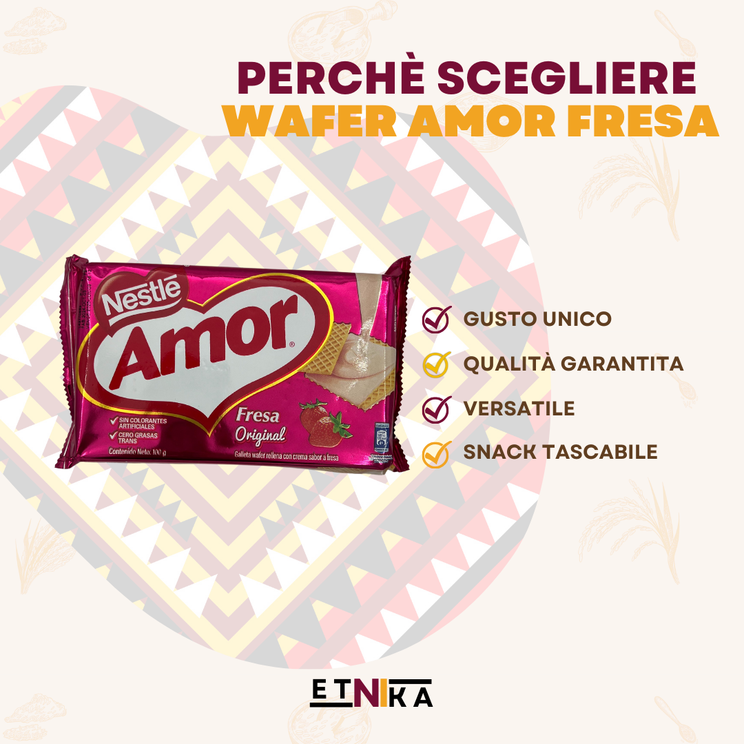 NESTLÉ WAFER AMOR FRESA 100G 