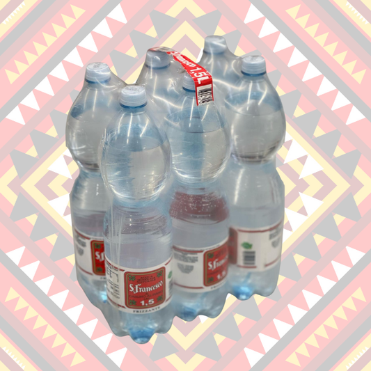 ACQUA SAN FRANCESCO FRIZZANTE 1,5 L (PACCO DA 6)