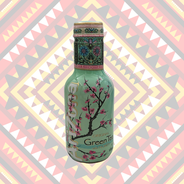 ARIZONA GREEN TEA WITH HONEY & PEACH PET 500ML