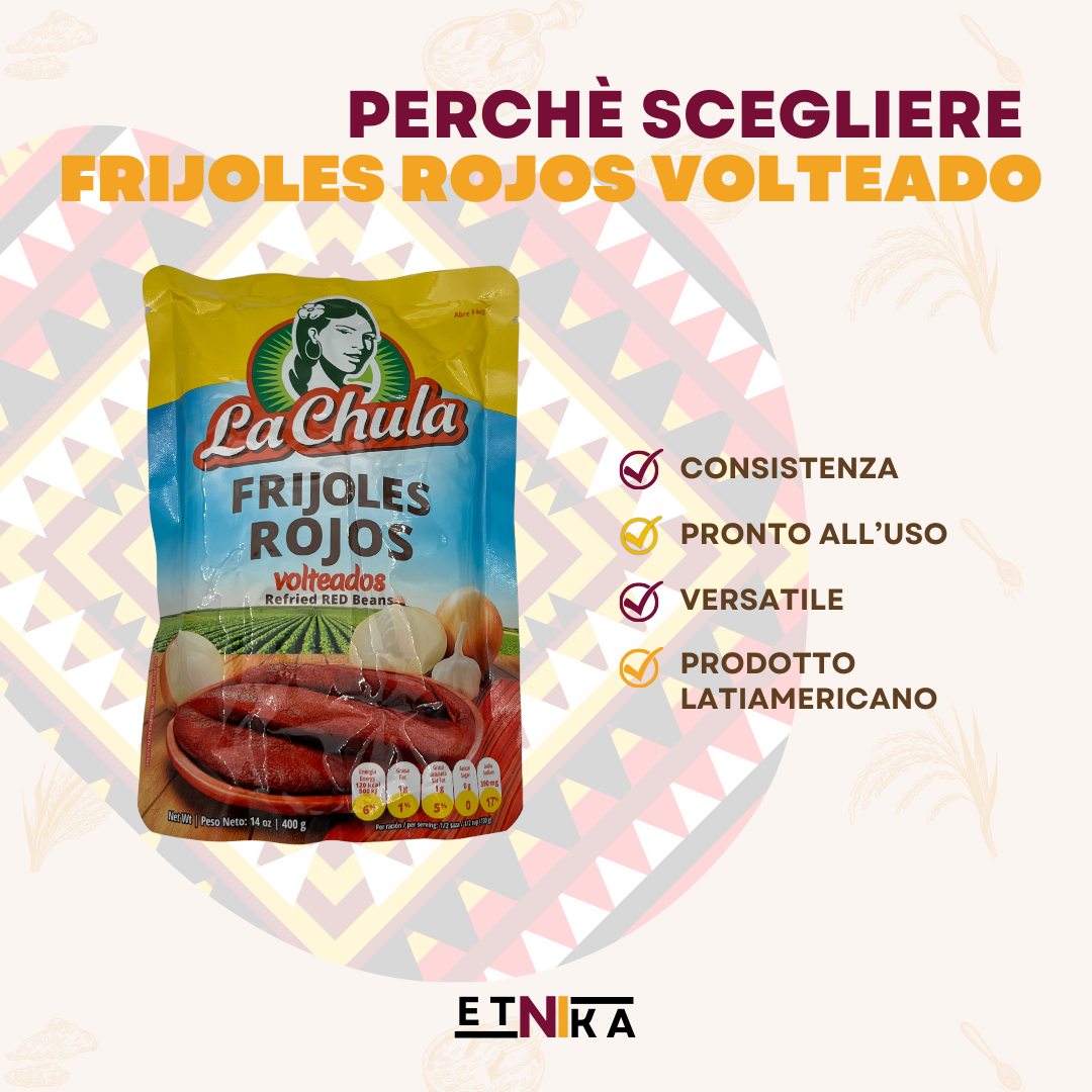 LACHULA RED FRIJOLES TURNED 400G 