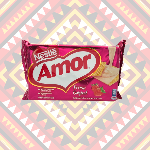 NESTLÉ WAFER AMOR FRESA 100G 